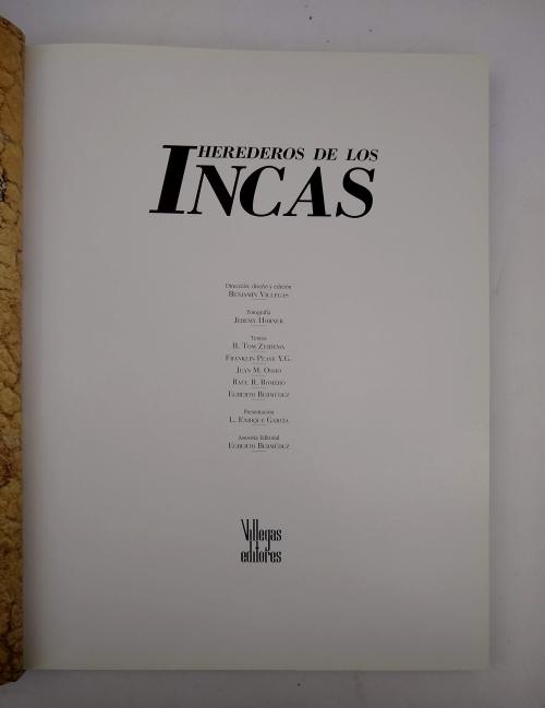 Villegas Editores : Herederos de los Incas