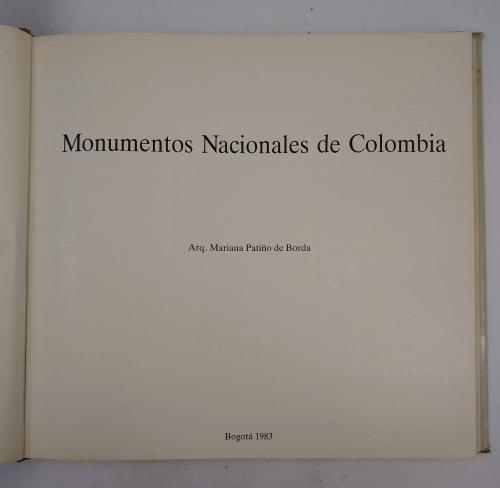 Patiño de Borda, Mariana : Monumentos Nacionales de Colombi