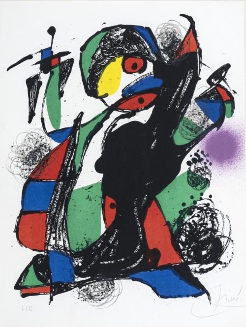Joan Miró España, 1893 - 1983 : Sin título