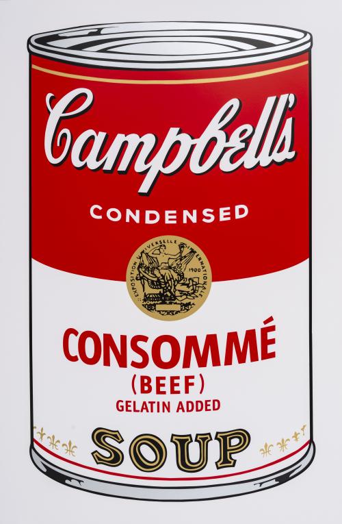 Andy Warhol (EE.UU., 1928 - 1987) : Campbell&#39;s Consommé Soup