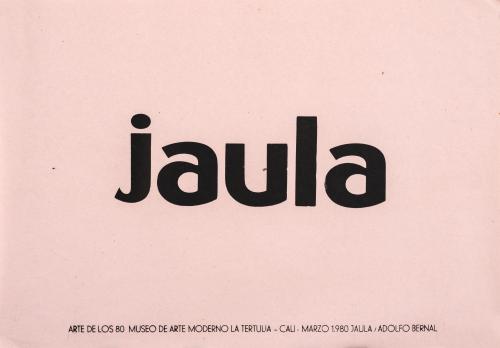 Adolfo Bernal (Colombia, 1954 - 2008) : Jaula 