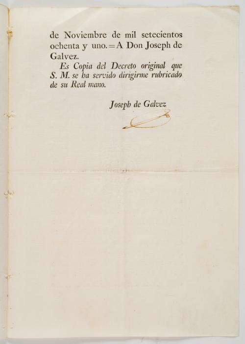 Gálvez, José Bernardo de, marqués de Sonora y vizconde de S