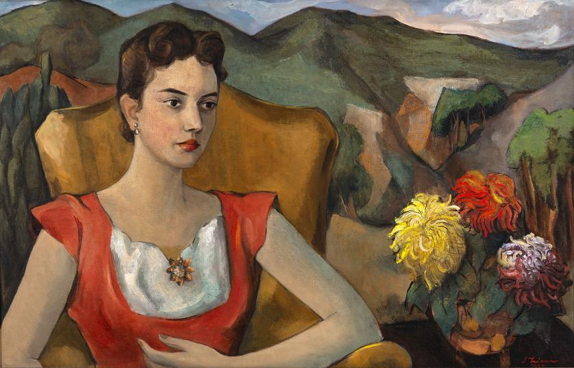 Jorge Elias Triana : [Retrato de mujer], 1955