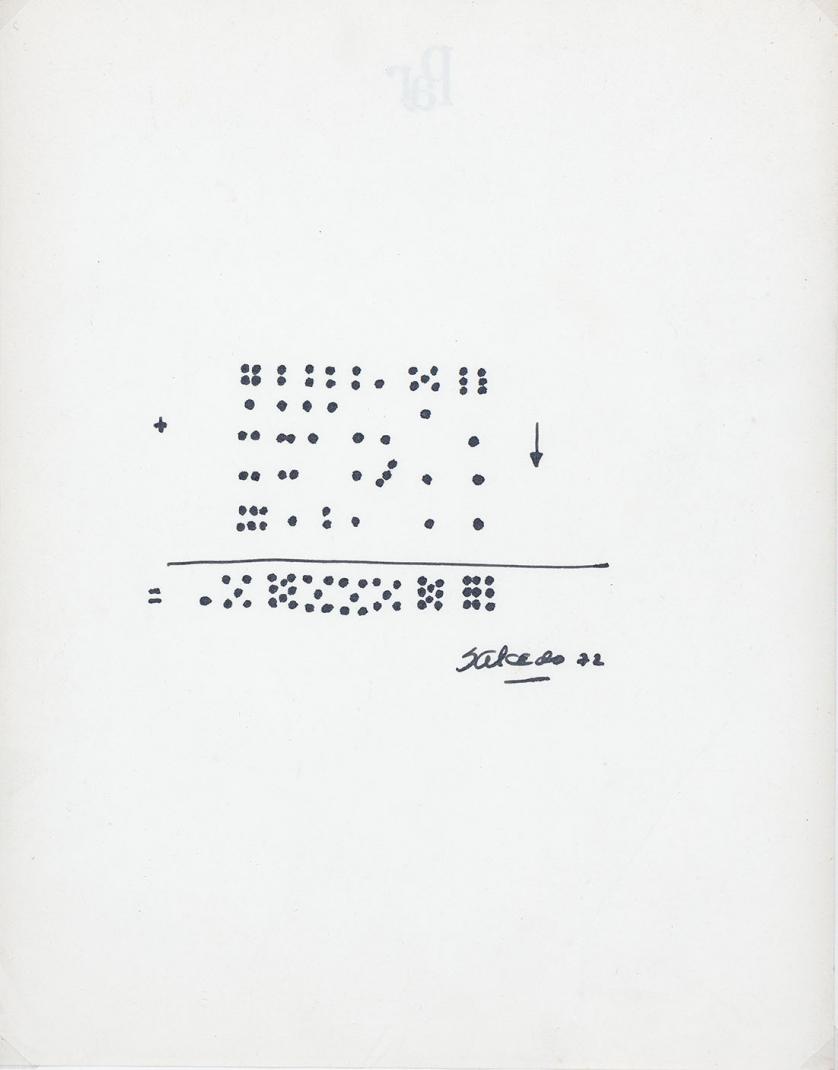 Bernardo Salcedo : [Las sumas], 1972