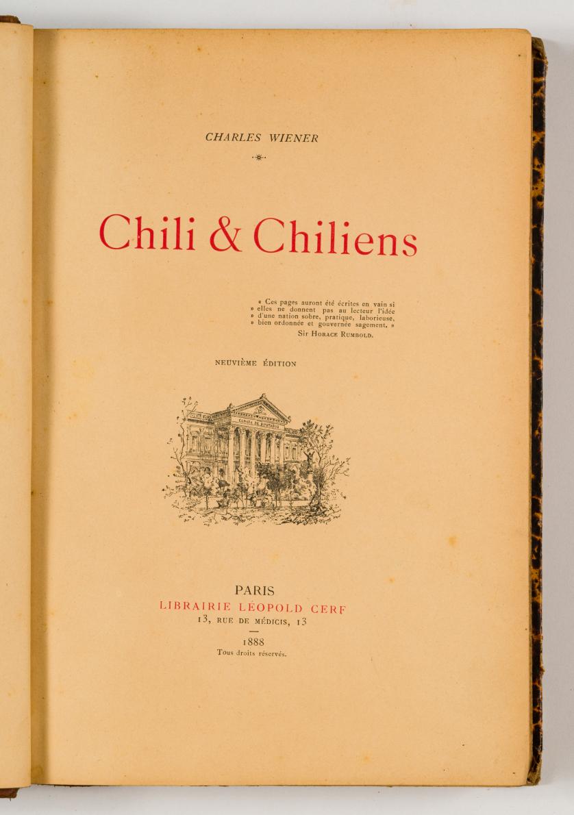 Wiener, Charles : Chili & Chiliens