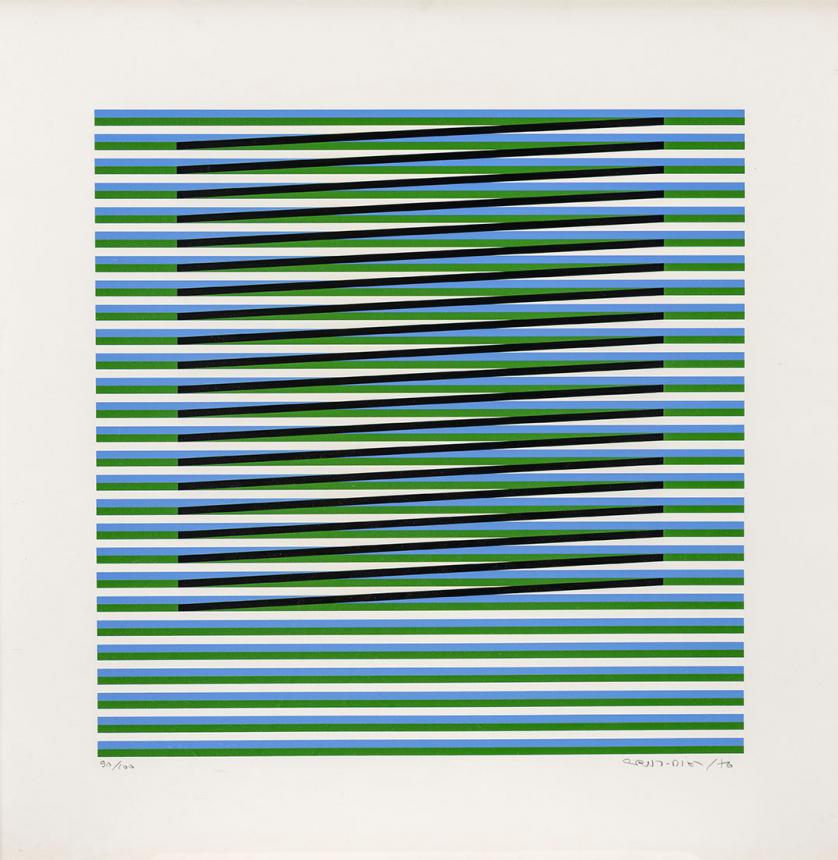 Carlos Cruz-Diez : Sin título, 1976.