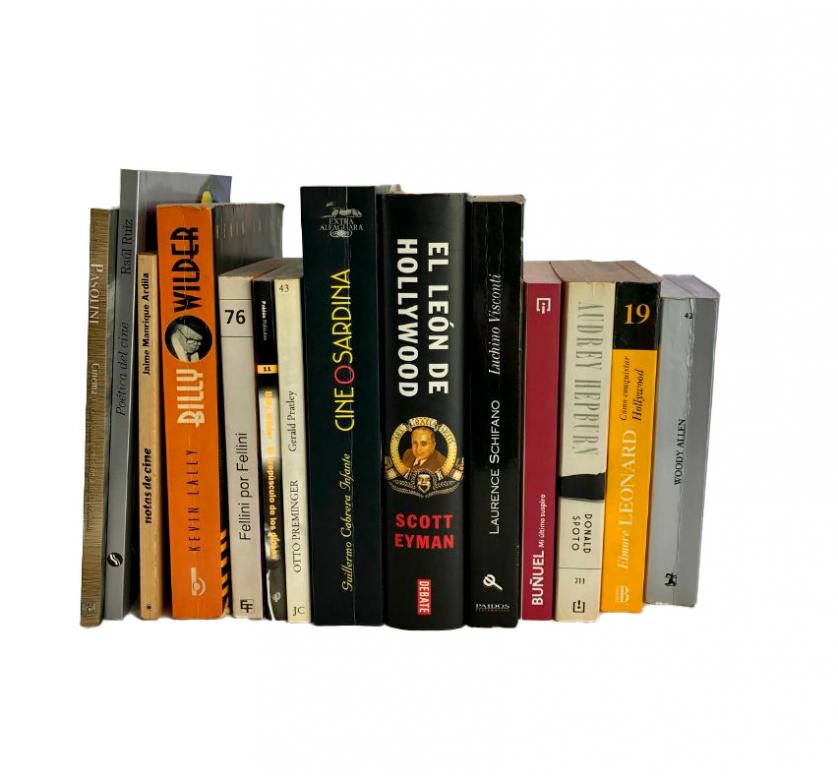 Colección de libros de y sobre figuras del cine: 14 títulos